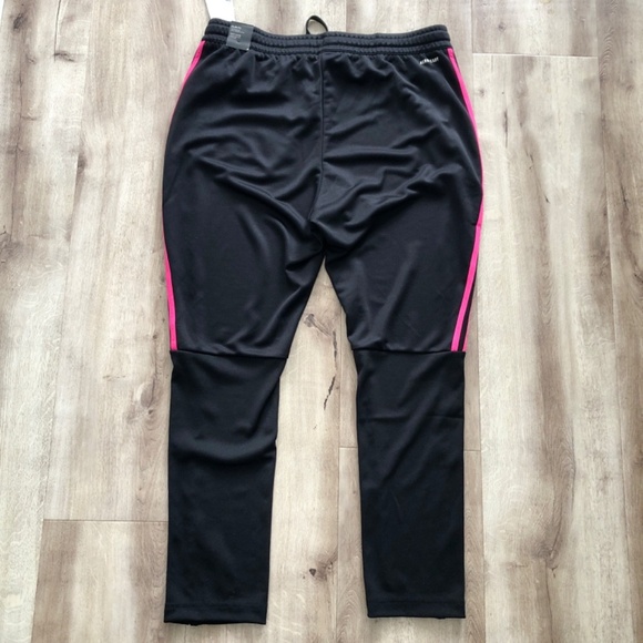 ADIDAS Womens Black & Pink Magenta, Sereno AEROREADY Track Pants, Size 1XL, New - Picture 4 of 16